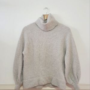 ARITZIA BABATON | Gray Wool Turtleneck Sweater XXS